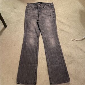 WHBM Mid-Rise Boot Jean NWT size 6 in Obsidian Black.